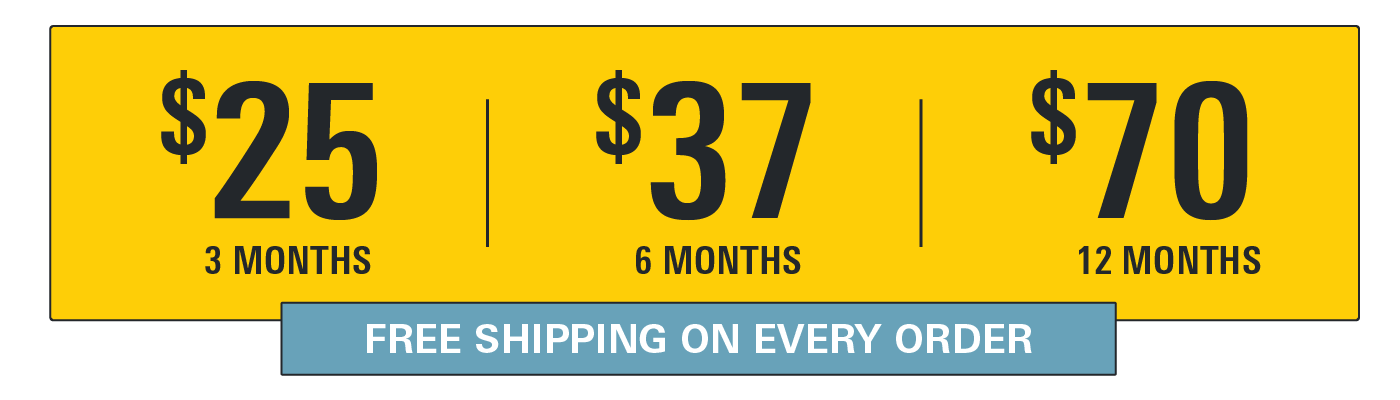 Pricing and Free Shipping