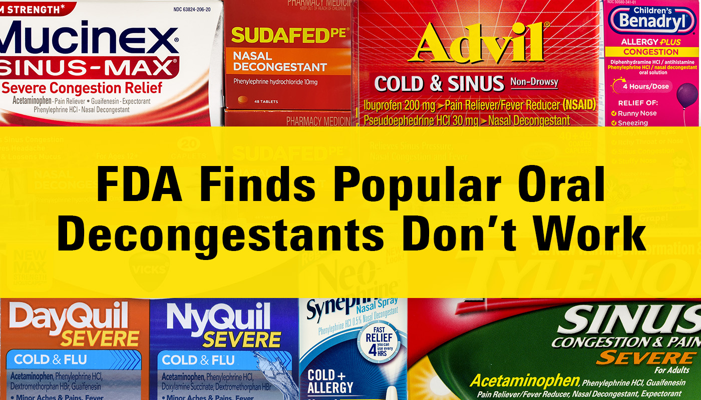 Oral decongestants discount