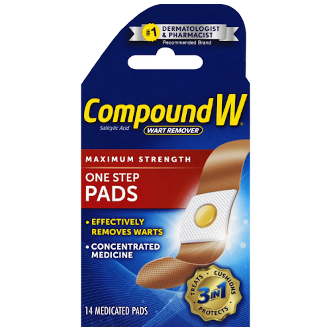 Compound W One Step Invisible Strips Wart Remover