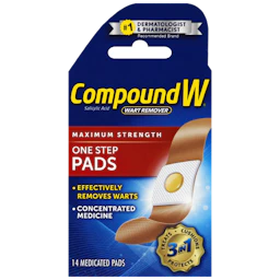 Compound W One Step Invisible Strips Wart Remover