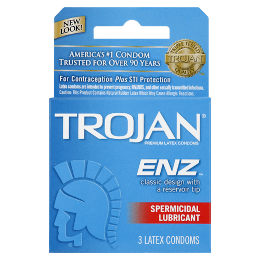 Trojan Spermicidal-Lubricated Condoms