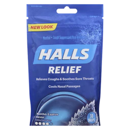 Halls Cough and Throat Relief Drops